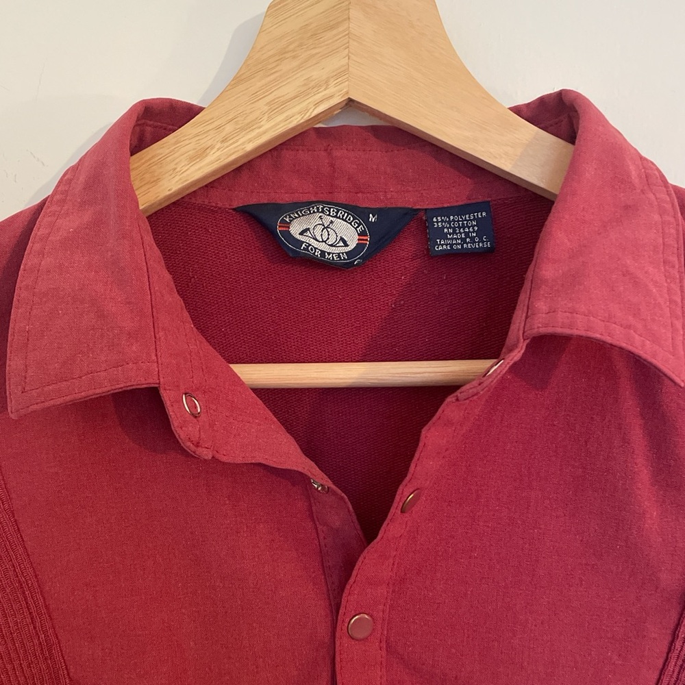 Men's Red Shirt - Picture 2 of 3